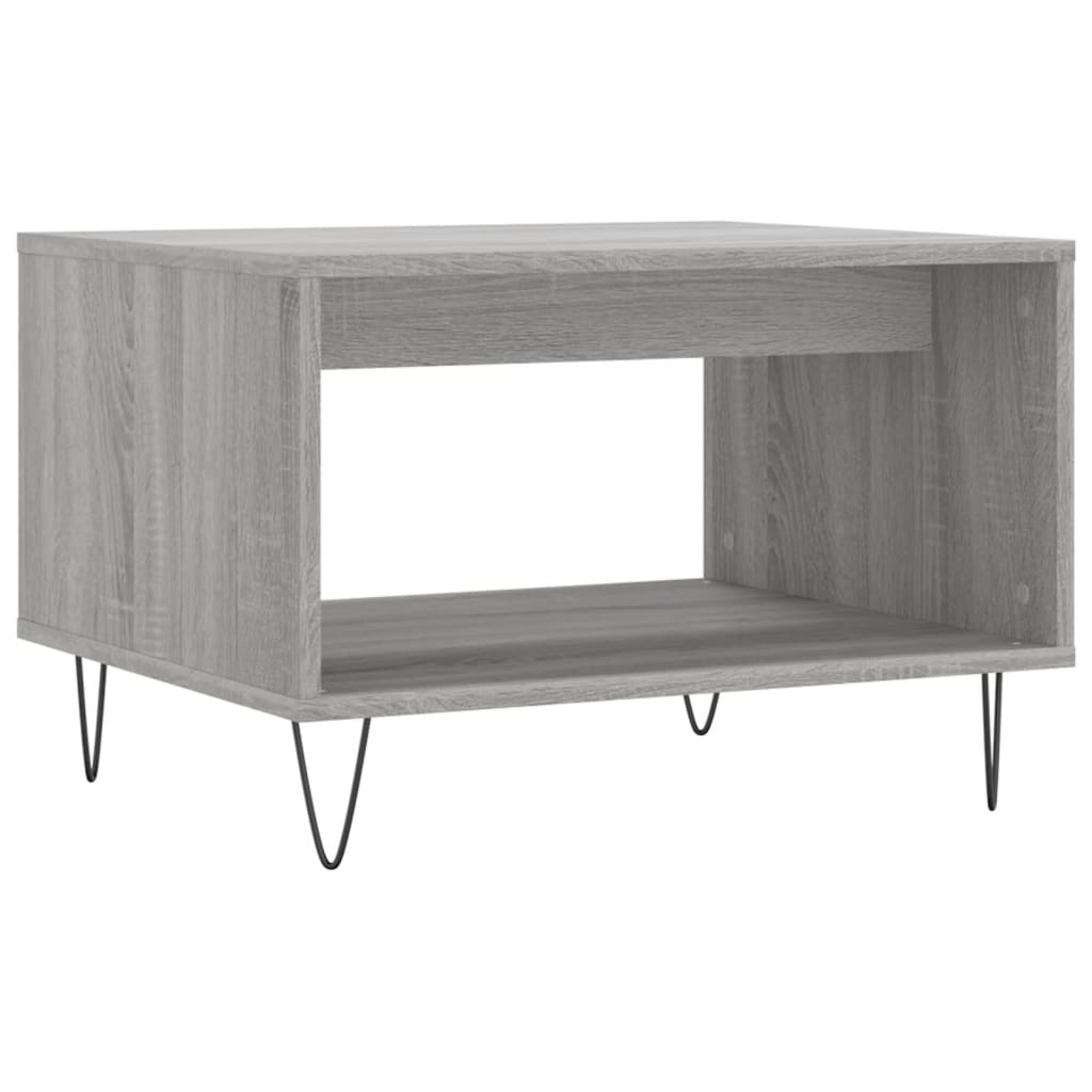 Tavolino da Salotto Grigio Sonoma 60x50x40 cm Legno Multistrato | homemem39