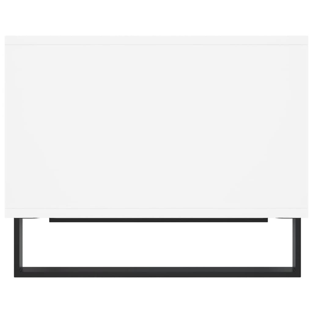 Tavolino da Salotto Bianco 60x50x40 cm in Legno Multistrato | homemem39