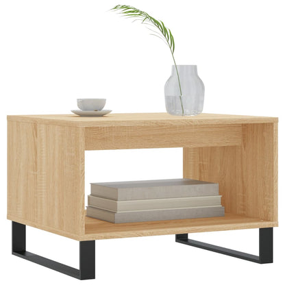 Tavolino da Salotto Rovere Sonoma 60x50x40 cm Legno Multistrato | homemem39