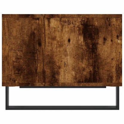 Tavolino da Salotto Rovere Fumo 60x50x40 cm Legno Multistrato