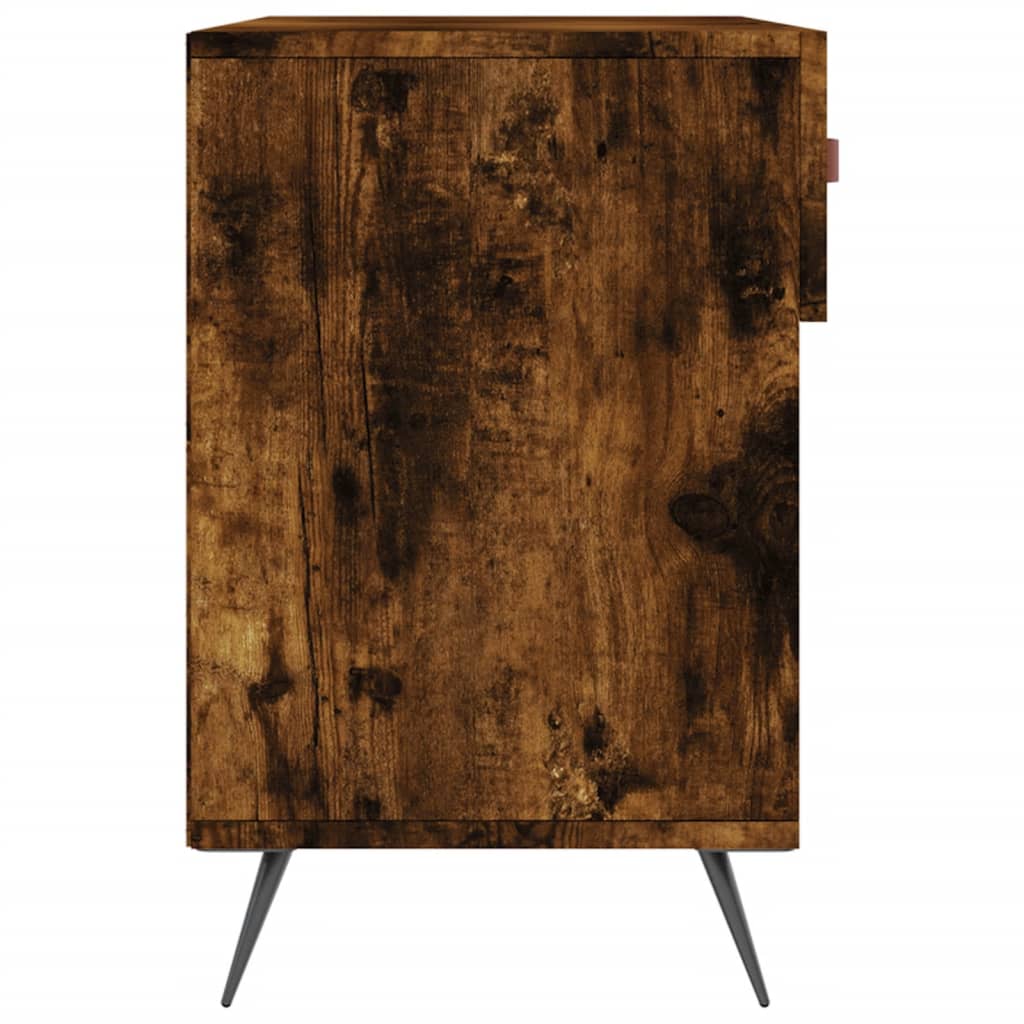 Panca Porta Scarpe Rovere Fumo 102x35x55 cm Legno Multistrato - homemem39