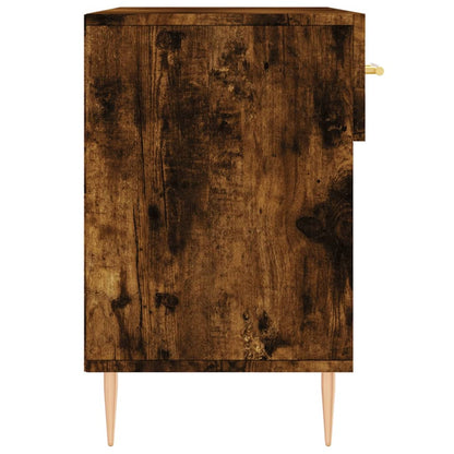 Panca Porta Scarpe Rovere Fumo 102x35x55 cm Legno Multistrato - homemem39