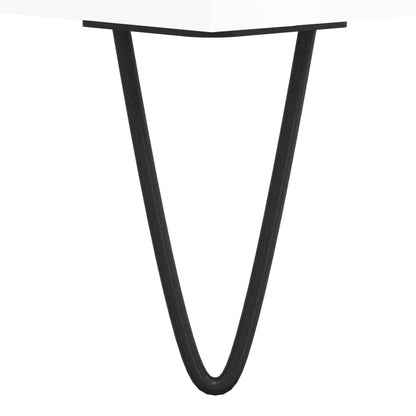 Panca Porta Scarpe Bianco Lucido 102x35x55 cm Legno Multistrato - homemem39