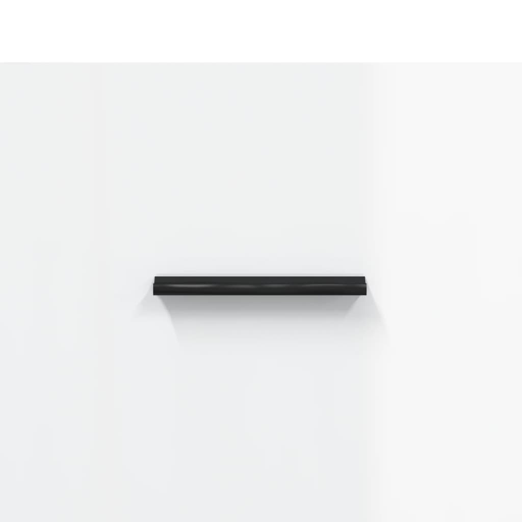 Panca Porta Scarpe Bianco Lucido 102x35x55 cm Legno Multistrato - homemem39