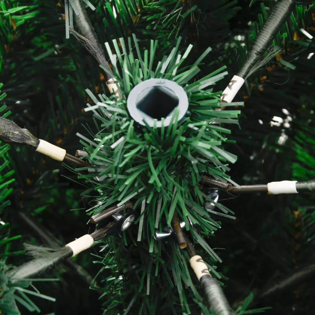 Albero Natale Artificiale Incernierato con Bacche Rosse 120 cm | homemem39