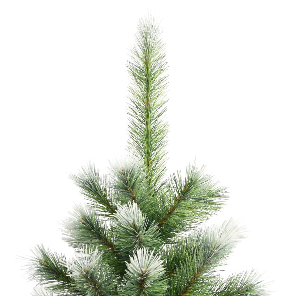 Albero Natale Artificiale Incernierato con Neve Fioccata 150 cm