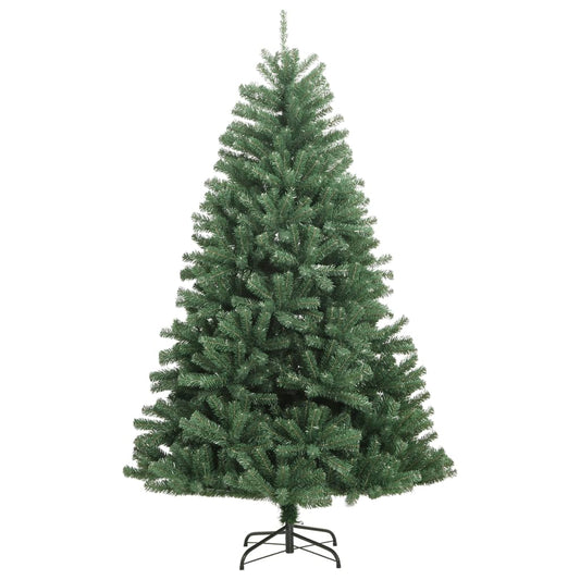 Albero di Natale Artificiale Incernierato con Base Verde 120 cm