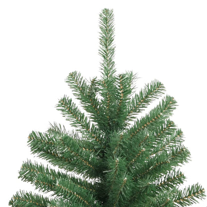 Albero di Natale Artificiale Incernierato con Base Verde 210 cm