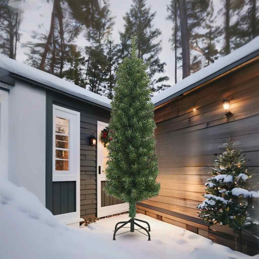Albero di Natale Sottile con Base 270 cm in PVC | homemem39