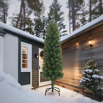 Albero di Natale Sottile con Base 270 cm in PVC | homemem39