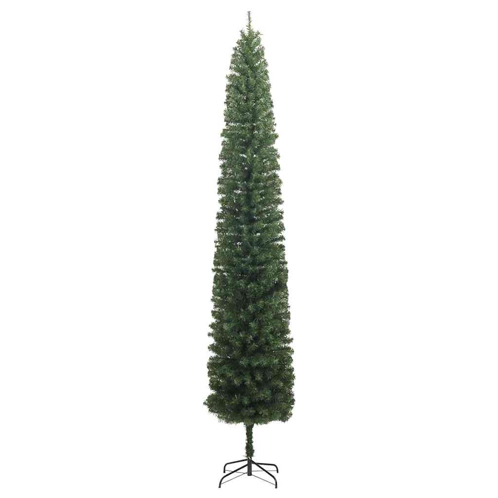 Albero di Natale Sottile con Base 270 cm in PVC | homemem39