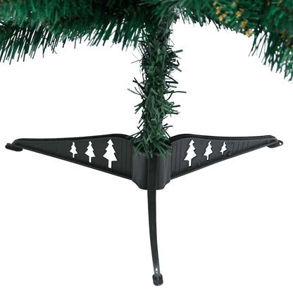 Albero di Natale Artificiale Preilluminato con 45 LED 90 cm