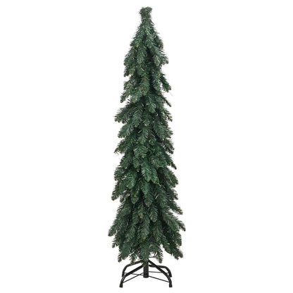 Albero di Natale Artificiale Preilluminato con 60 LED 120 cm
