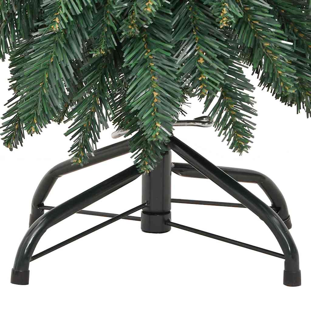 Albero di Natale Artificiale Preilluminato con 60 LED 120 cm