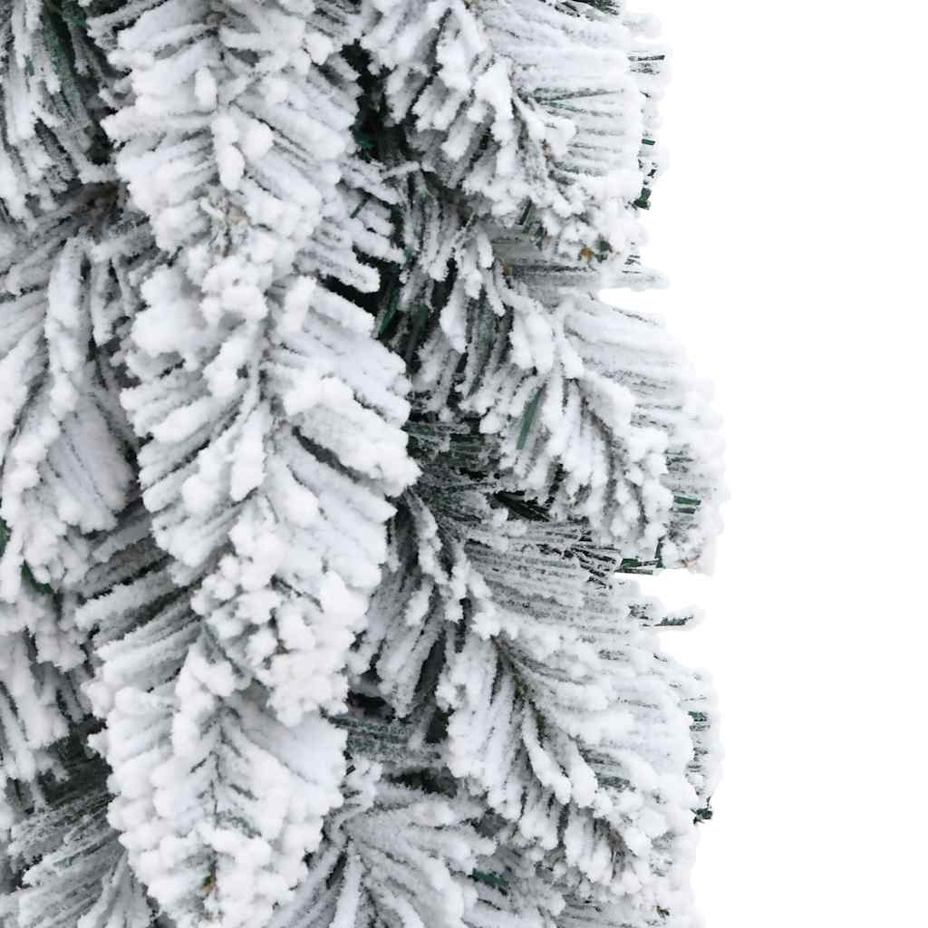 Albero di Natale Artificiale con 30 LED e Neve Floccata 60 cm | homemem39