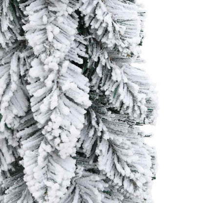 Albero di Natale Artificiale con 45 LED e Neve Floccata 90 cm | homemem39