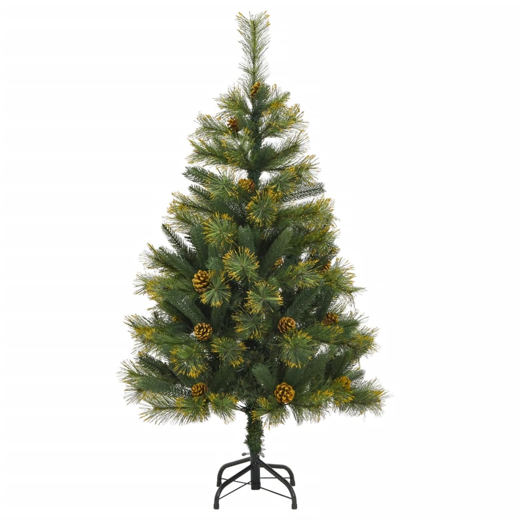 Albero di Natale Artificiale Incernierato con Pigne 120 cm | homemem39