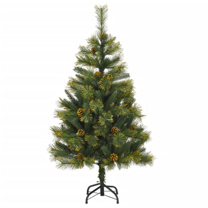 Albero di Natale Artificiale Incernierato con Pigne 120 cm | homemem39