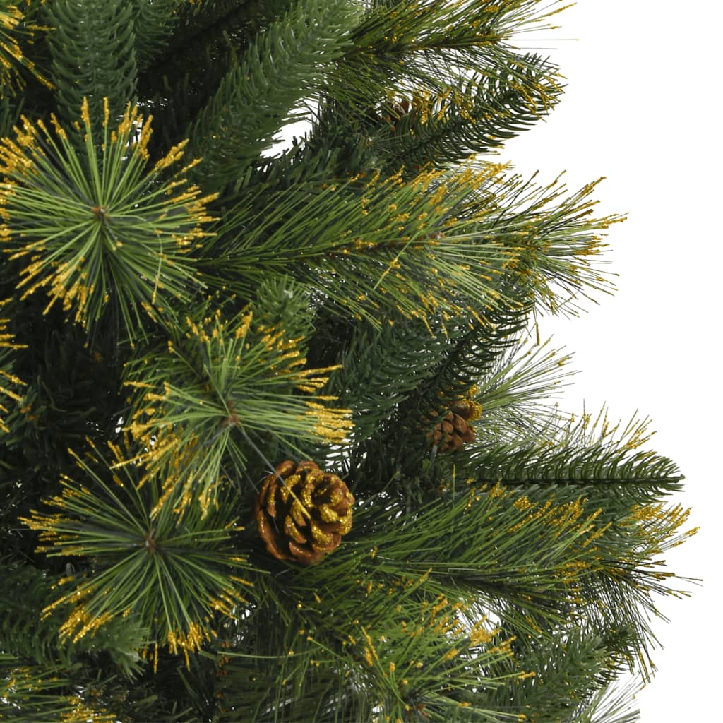 Albero di Natale Artificiale Incernierato con Pigne 120 cm | homemem39