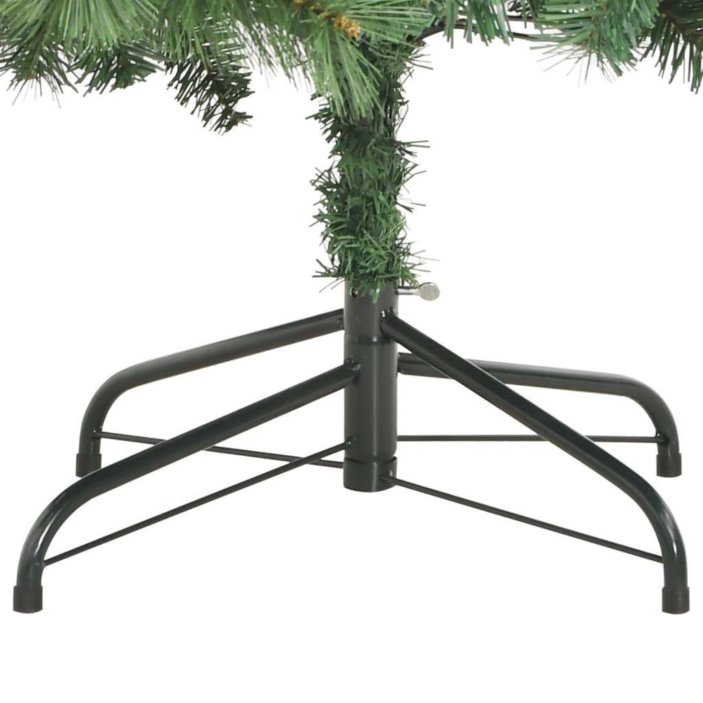 Albero Natale Artificiale Incernierato con Pigne e Bacche 240cm | homemem39