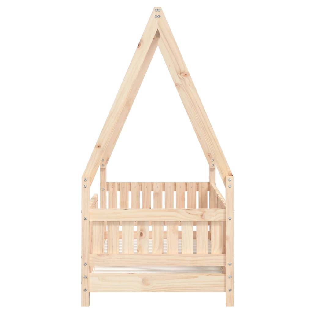 Giroletto per Bambini 70x140 cm in Legno Massello di Pino - homemem39