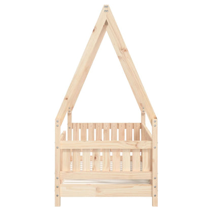 Giroletto per Bambini 70x140 cm in Legno Massello di Pino - homemem39