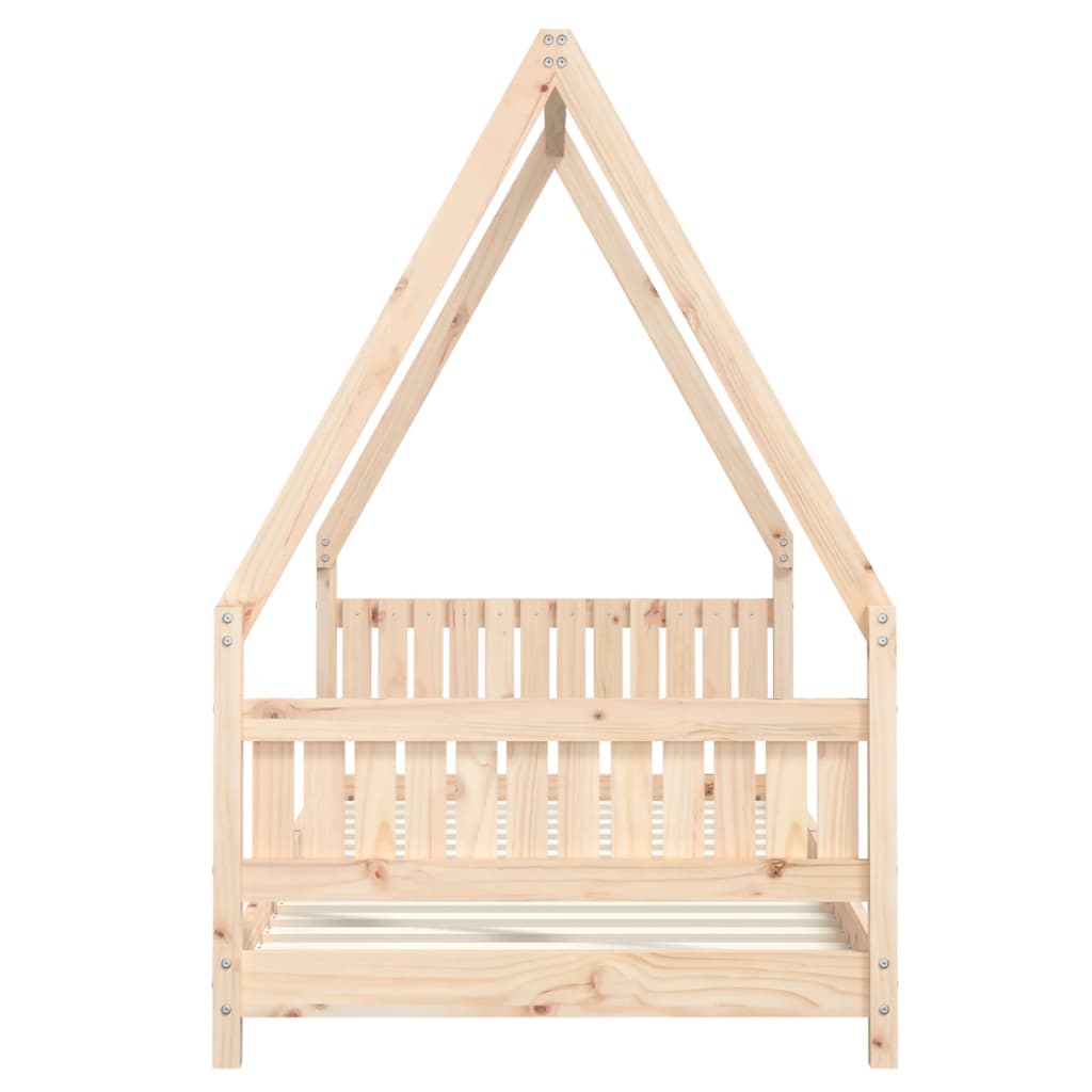 Giroletto per Bambini 90x190 cm in Legno Massello di Pino - homemem39