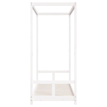 Giroletto per Bambini Bianco 80x200cm in Legno Massello di Pino - homemem39