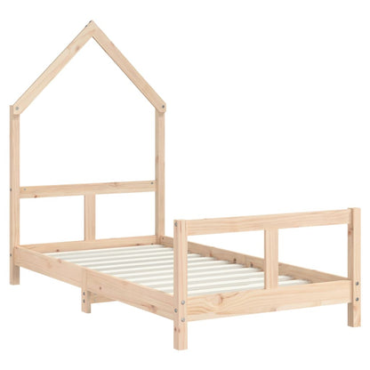 Giroletto per Bambini 80x160 cm in Legno Massello di Pino - homemem39