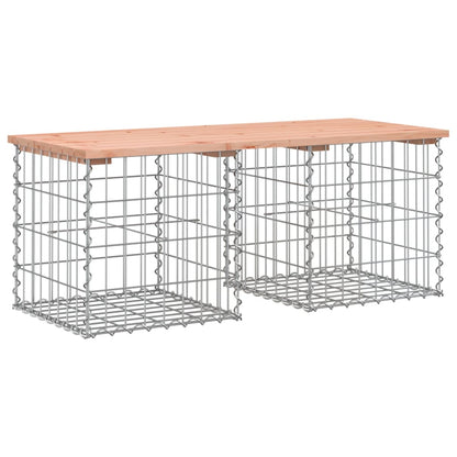 Panca da Giardino Design Gabbione 103x44x42 cm Massello Douglas | homemem39