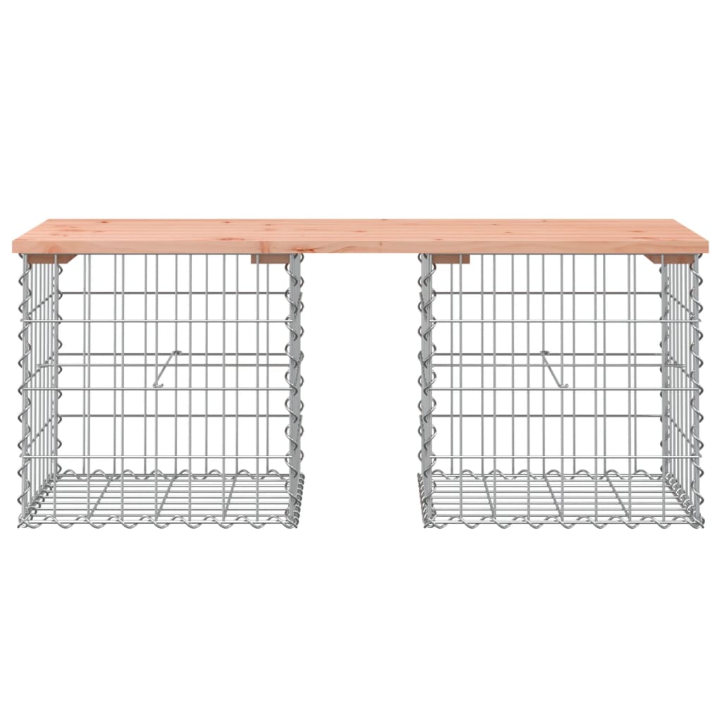 Panca da Giardino Design Gabbione 103x44x42 cm Massello Douglas | homemem39