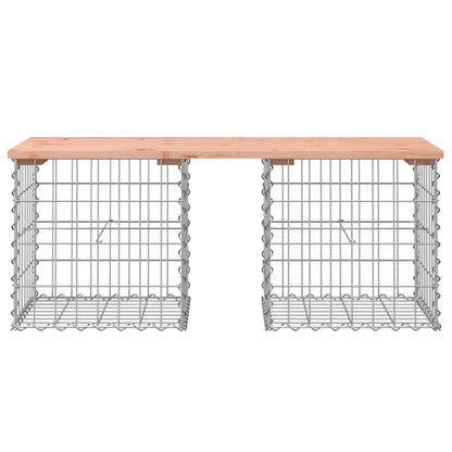 Panca da Giardino Design Gabbione 103x44x42 cm Massello Douglas | homemem39