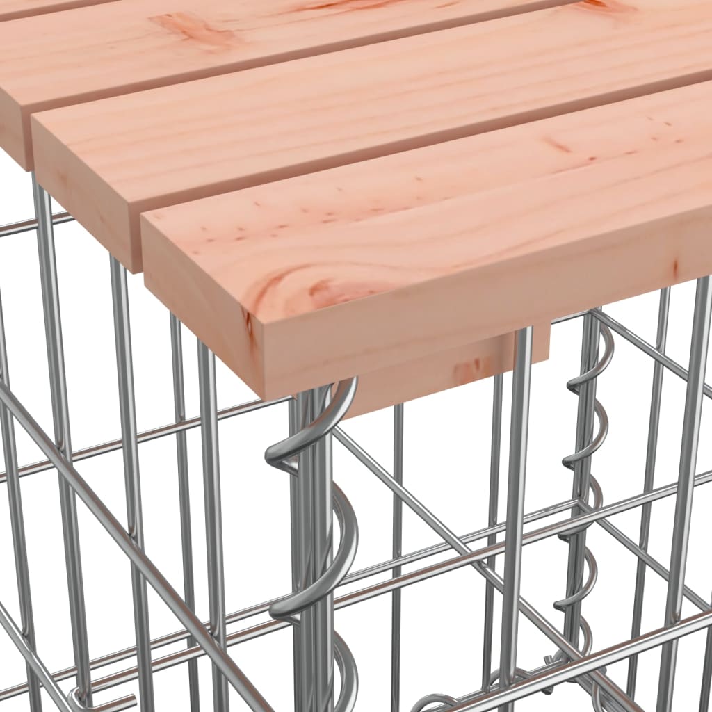 Panca da Giardino Design Gabbione 103x44x42 cm Massello Douglas | homemem39