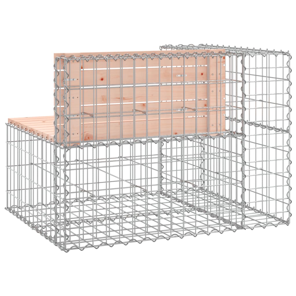 Panca Giardino Design Gabbione 92x71x65,5 cm Massello Douglas | homemem39