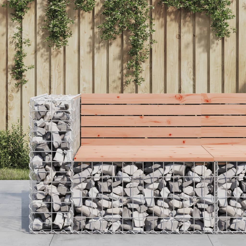 Panca Giardino Design Gabbione 92x71x65,5 cm Massello Douglas | homemem39