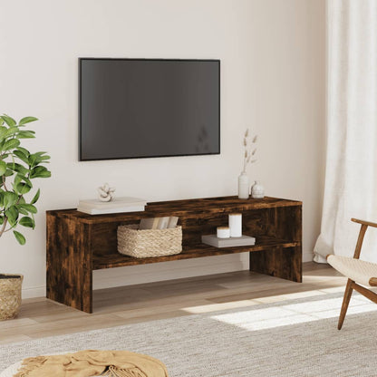 Smoked Oak TV cabinet 120x40x40 cm in plywood