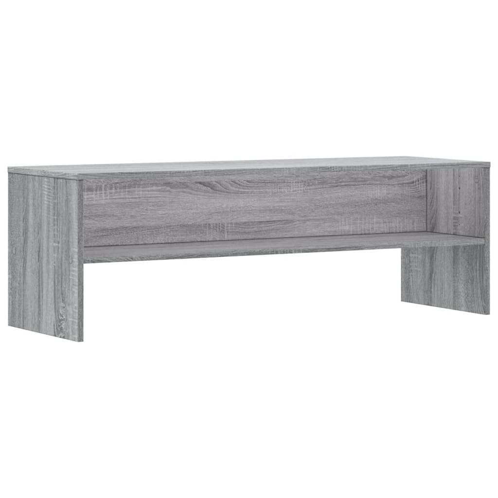 Sonoma Gray TV Stand 120x40x40 cm in Multilayer Wood