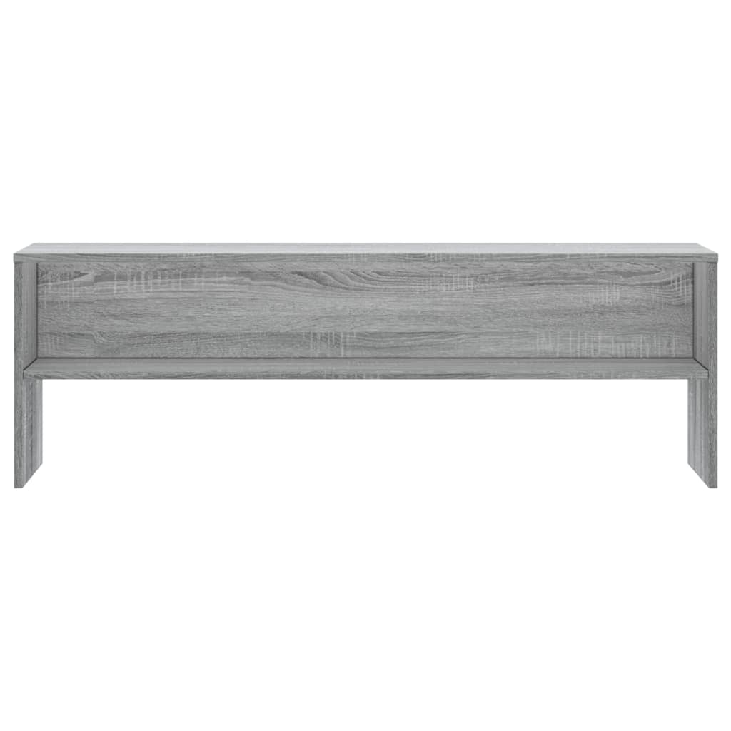 Sonoma Gray TV Stand 120x40x40 cm in Multilayer Wood