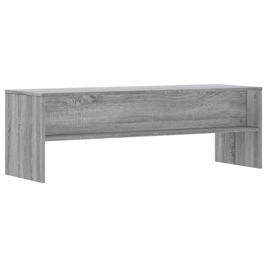 Sonoma Gray TV Stand 120x40x40 cm in Multilayer Wood