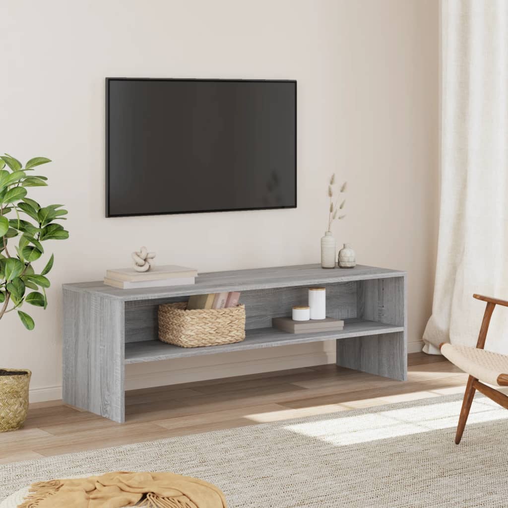 Mobile Porta TV Grigio Sonoma 120x40x40 cm in Legno Multistrato - homemem39