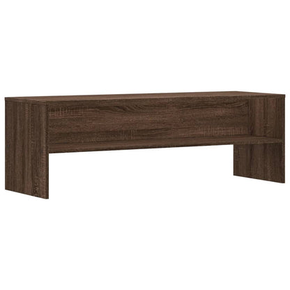 Brown Oak TV Cabinet 120x40x40 cm in Multilayer Wood