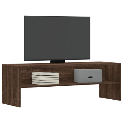 Brown Oak TV Cabinet 120x40x40 cm in Multilayer Wood