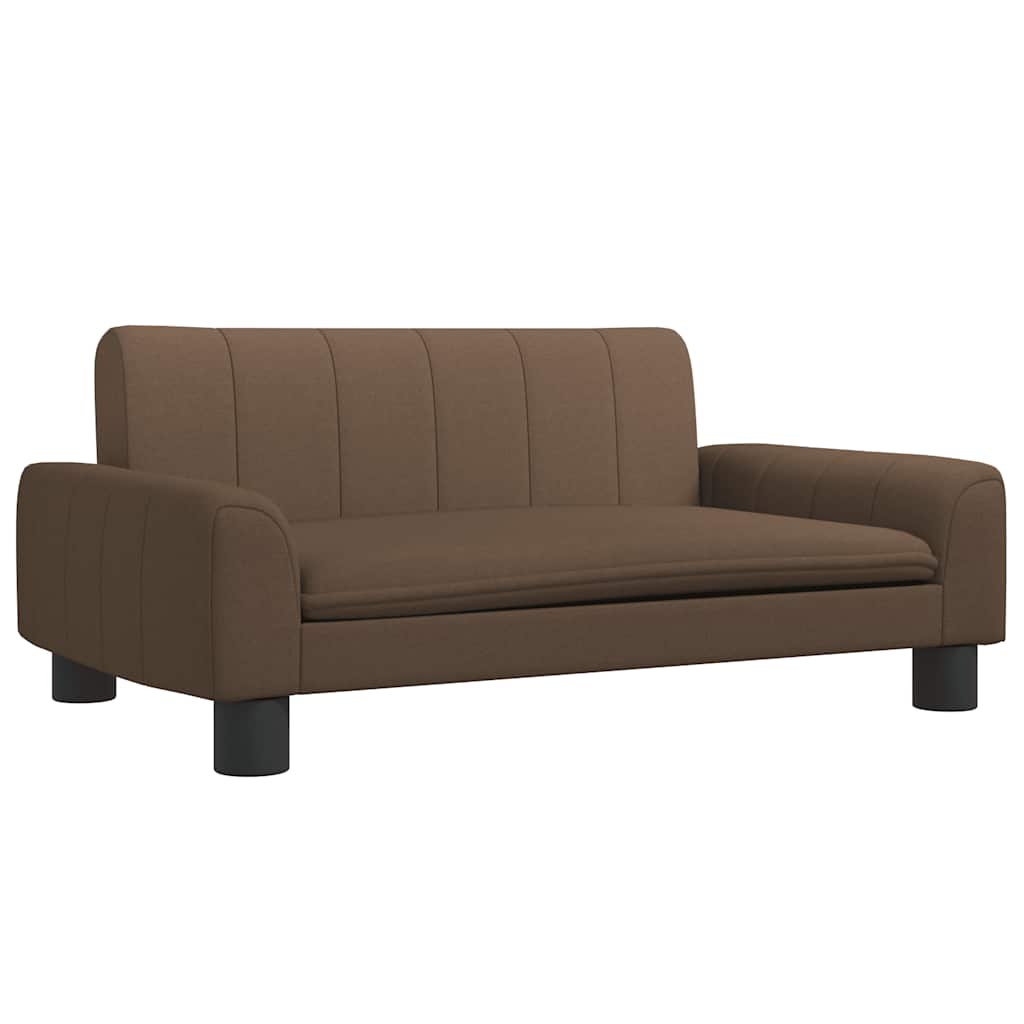 Divano per Bambini Marrone 70x45x30 cm in Tessuto