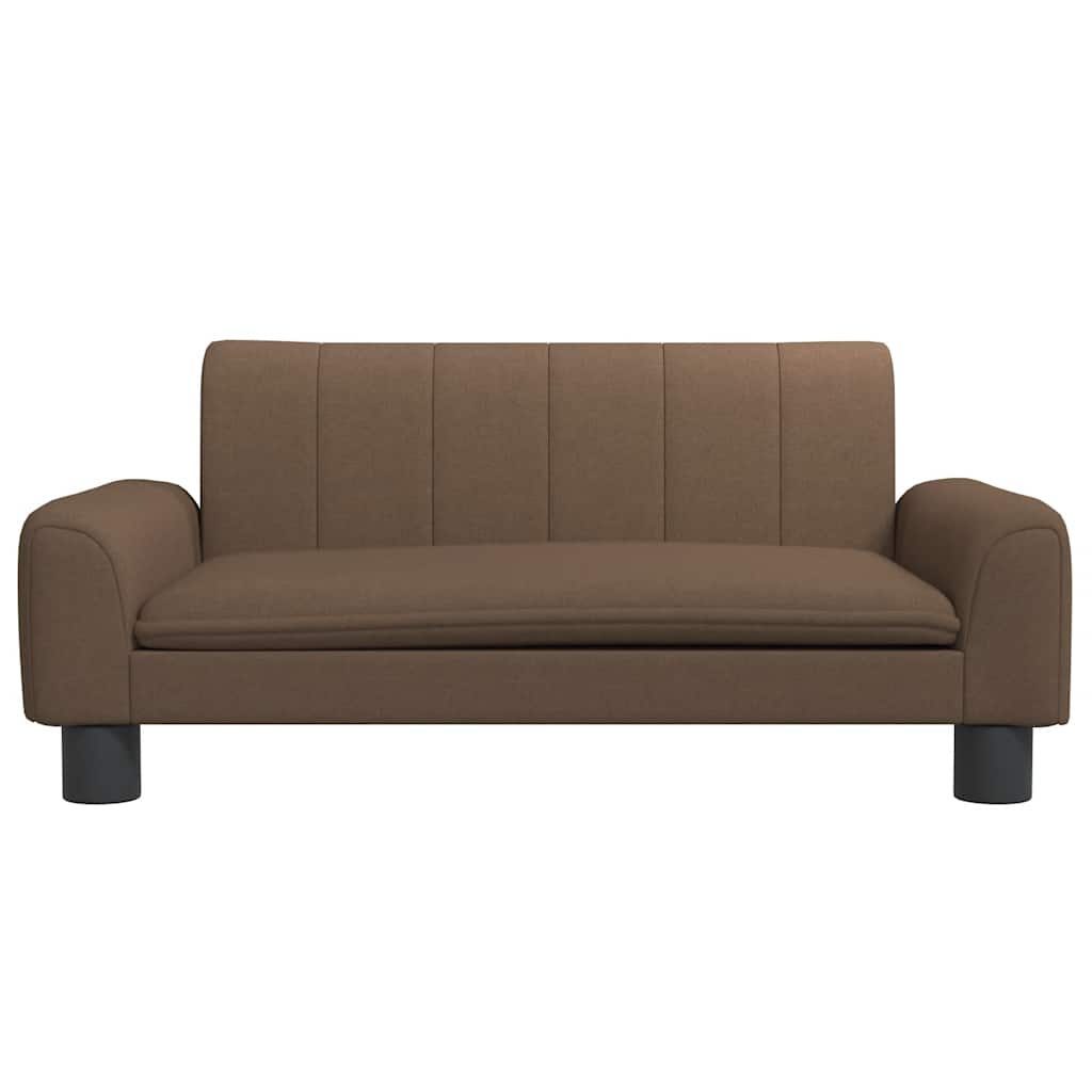 Divano per Bambini Marrone 70x45x30 cm in Tessuto