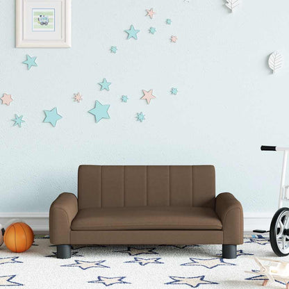 Divano per Bambini Marrone 70x45x30 cm in Tessuto | homemem39