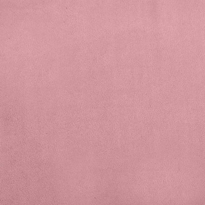 Divano per Bambini Rosa 90x53x30 cm in Velluto
