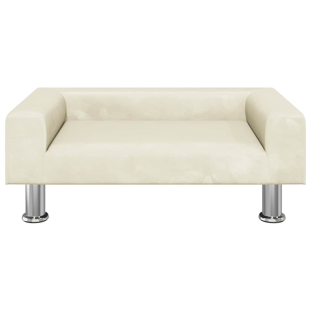 Divano per Bambini Crema 70x45x26,5 cm in Velluto | homemem39