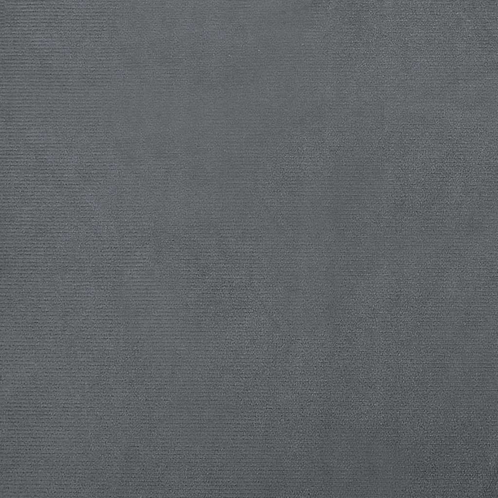 Divano per Bambini Grigio Scuro 50x40x26,5 cm in Velluto - homemem39