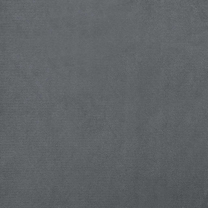 Divano per Bambini Grigio Scuro 50x40x26,5 cm in Velluto - homemem39
