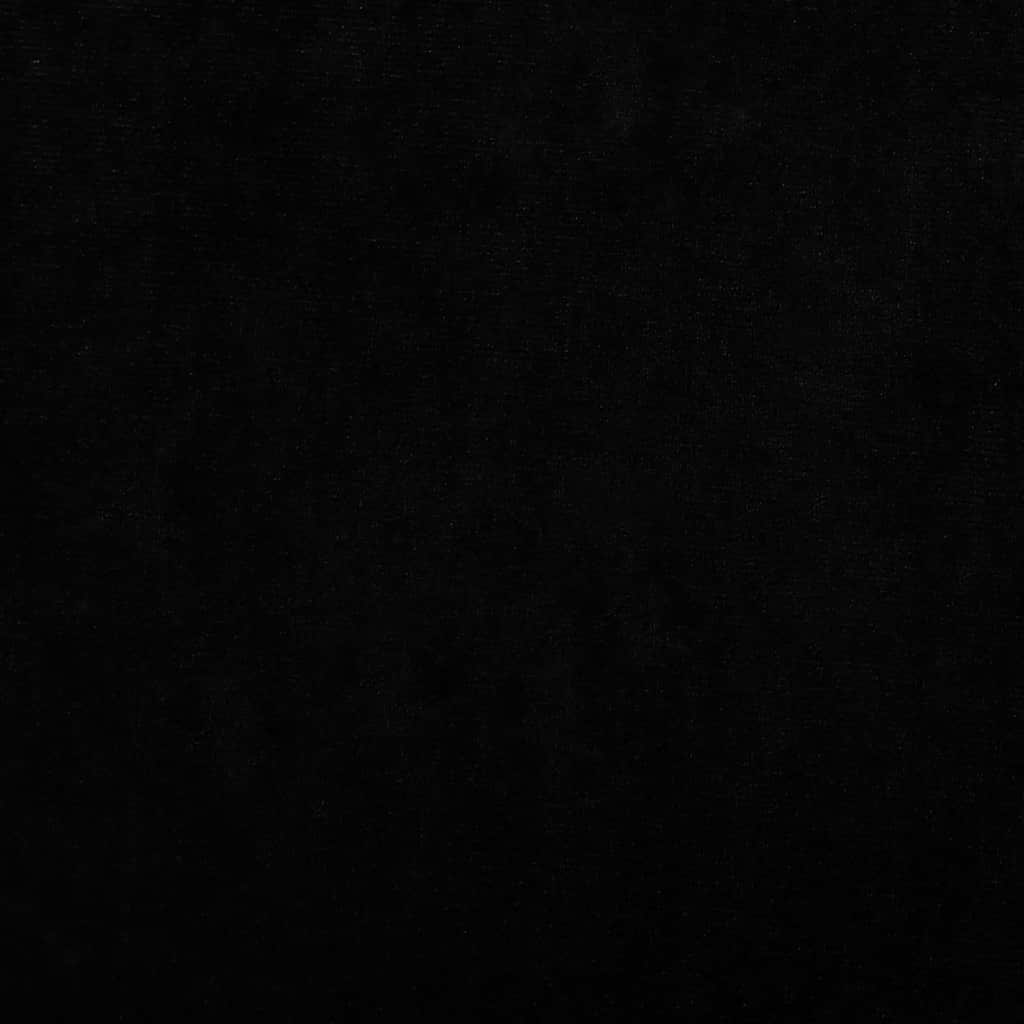 Divano per Bambini Nero 50x40x26,5 cm in Velluto - homemem39